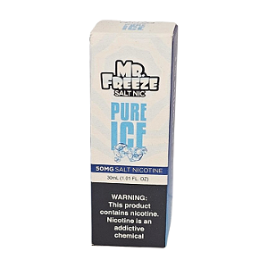 Líquido Nicsalt Mr. Freeze Salt Nic- Pure Ice 50mg - 30ml