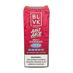 Líquido Juice Nicsalt BLVK Just Juice Pod - Sweet Strawberry Ice 35mg - 30ml