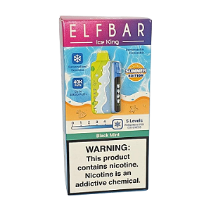 Pod Descartavel Elfbar Ice King - Black Mint