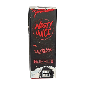 Líquido Juice Freebase Nasty Juice - Bad Blood High Mint 3mg 60ml