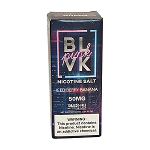 Líquido Juice Nicsalt BLVK Pink Pod - Iced Berry Banana 50mg - 30ml
