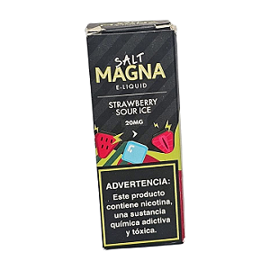 Líquido Juice Nicsalt Magna Salt - Strawberry Sour Ice - 20mg