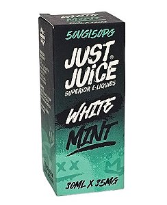 Líquido Juice Nicsalt Just Juice Pod - White Mint 35mg - 30ml