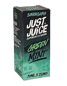 Líquido Juice Nicsalt Just Juice Pod - Green Mint 35mg - 30ml