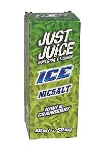 Líquido Juice Nicsalt Just Juice Pod - Kiwi & Cranberry 50mg - 30ml