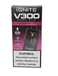 Pod Descartavel Ignite V300 Ultra Slim - Strawberry Ice