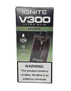 Pod Descartavel Ignite V300 Ultra Slim - Menthol