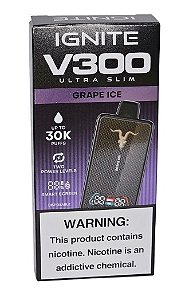 Pod Descartavel Ignite V300 Ultra Slim - Grape Ice