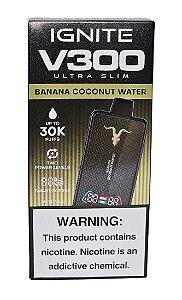 Pod Descartavel Ignite V300 Ultra Slim - Banana Coconut Water