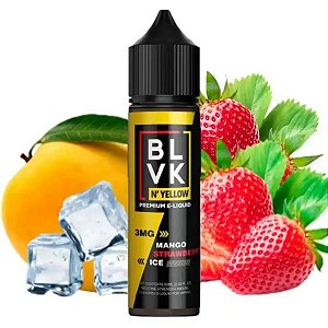 Líquido Juice BLVK N° Yellow 60ml 3mg - Mango Strawberry Ice
