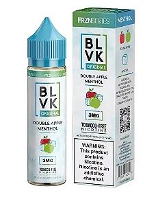 Líquido Juice BLVK Original 60ml 3mg - Double Apple Menthol