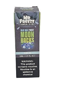 Líquido Nicsalt Mr. Freeze Menthol - Blue Razz Frost Moon Rocks 35mg - 30ml