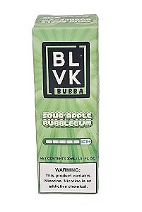 Líquido Juice Nicsalt BLVK Bubba Pod - Sour Apple Bubblegum 50mg - 30ml