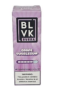 Líquido Juice Nicsalt BLVK Bubba Pod - Grape Bubblegum 50mg - 30ml