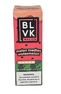 Líquido Juice Nicsalt BLVK Melon Pod - Melon Medley Watermelon 50mg - 30ml
