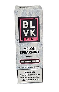 Líquido Juice Nicsalt BLVK Mint Pod - Melon Spearmint 50mg - 30ml