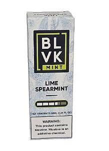Líquido Juice Nicsalt BLVK Mint Pod - Lime Spearmint 35mg - 30ml