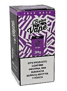 Líquido Juice Born To Vape - Grape 3mg - 60ml
