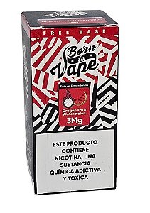 Líquido Juice Born To Vape - Dragon Fruit Watermelon 3mg - 60ml