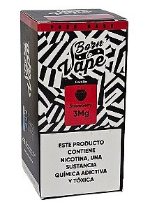 Líquido Juice Born To Vape - Strawberry 3mg - 60ml