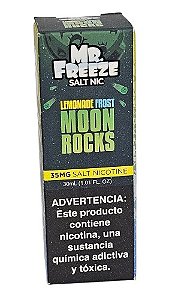 Líquido Nicsalt Mr. Freeze Menthol - Lemonade Frost Moon Rocks 35mg - 30ml