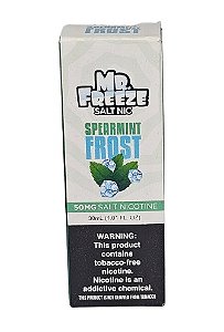 Líquido Nicsalt Mr. Freeze Menthol - Spearmint Frost 50mg - 30ml