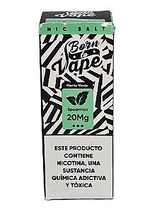 Líquido Juice Nicsalt Born To Vape - Spearmint 50mg - 30ml