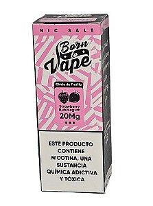 Líquido Juice Nicsalt Born To Vape - Strawberry Bubblegum 50mg - 30ml