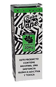 Líquido Juice Nicsalt Born To Vape - Bubble Mint 35mg - 30ml