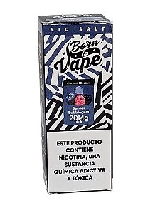 Líquido Juice Nicsalt Born To Vape - Berries Bubblegum 35mg - 30ml
