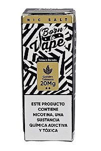 Líquido Juice Nicsalt Born To Vape - Golden Tobacco 35mg - 30ml