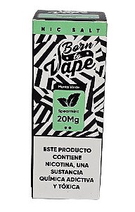 Líquido Juice Nicsalt Born To Vape - Spearmint 35mg - 30ml