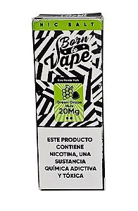 Líquido Juice Nicsalt Born To Vape - Green Grape Huls 35mg - 30ml