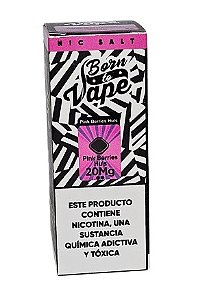 Líquido Juice Nicsalt Born To Vape - Pink Berries Huls 35mg - 30ml