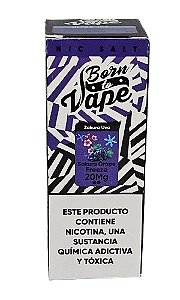 Líquido Juice Nicsalt Born To Vape - Sakura Grape Freeze 35mg - 30ml