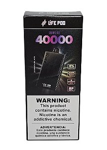 Pod Descartavel Life Pod 40.000 Puff - Grape Ice