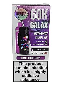 Pod Descartavel Dinner Lady Galax 60.000 puff - Grape Bubblegum