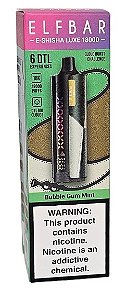 Pod Descartavel Elfbar E-Shisha Luxe 18.000 puff - Bubble Gum Mint