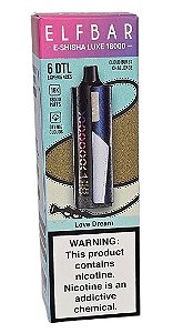 Pod Descartavel Elfbar E-Shisha Luxe 18.000 puff - Love Dream
