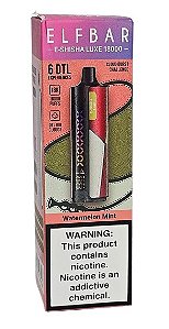 Pod Descartavel Elfbar E-Shisha Luxe 18.000 puff - Watermelon Mint