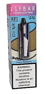 Pod Descartavel Elfbar E-Shisha Luxe 18.000 puff - Frozen Blueberry