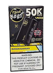 Pod Descartavel Flavor Beast 50.000 Puff - Bussin Banana