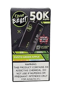 Pod Descartavel Flavor Beast 50.000 Puff - Gusto Green Apple