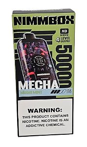 Pod Descartavel Nimmbox Mecha 50.000 Puff - Miami Mint