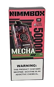 Pod Descartavel Nimmbox Mecha 50.000 Puff - Watermelon Ice