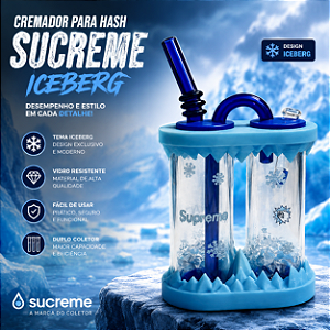 Cremador Para Hash Duplo Sucreme - Iceberg