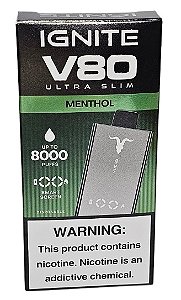 Pod Descartavel Ignite V80 Ultra Slim - Menthol