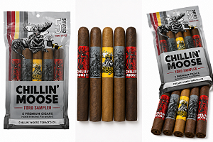 Charuto Chillin’ Moose Toro Sampler – Kit com 5 Charutos