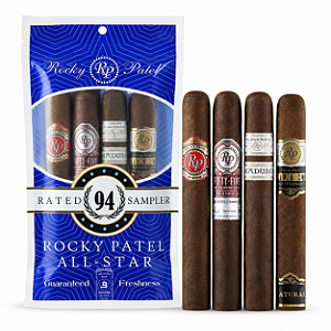 Charuto Rocky Patel All-Star Rated 94 Sampler – Kit com 4 Charutos Premium