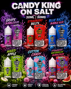 Juice Nicsalt Candy King On Salt 30Ml 50Mg
